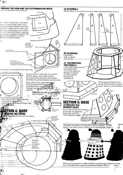 cnc dalek parts|dalek plans pdf.